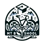 Icona della Scuola MTB di Flower Bike, simbolo di formazione e crescita nel ciclismo.